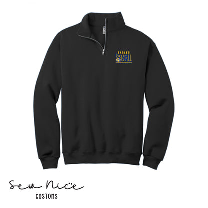 Retro Eagles Baseball - Unisex Adult/Youth 1/4 Zip