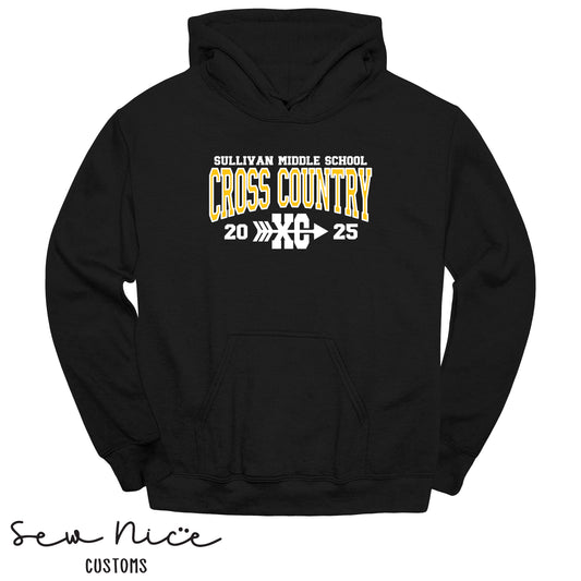 Sullivan Middle School Cross Country XC - Unisex Adult/Youth Hoodie