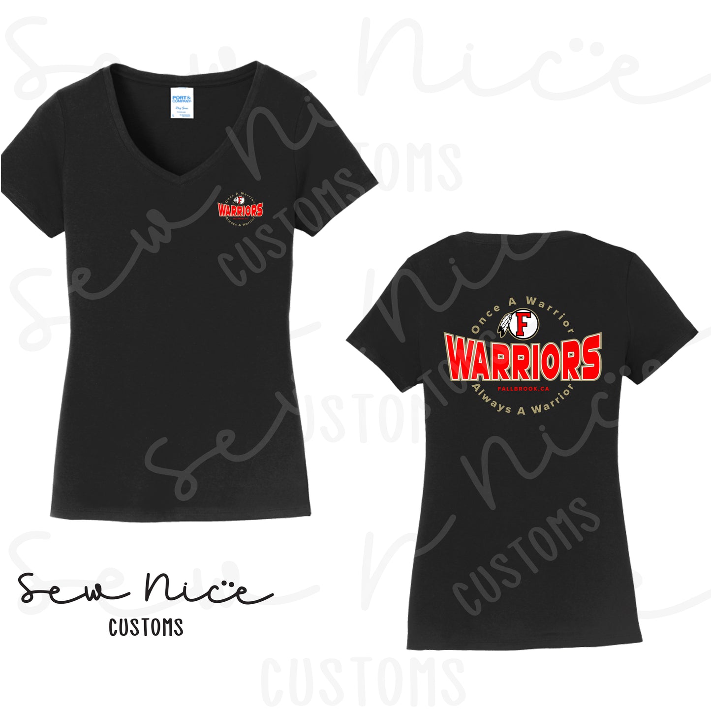 Circle Warriors- Ladies V-Neck
