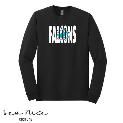 Falcons Inside Logo- Unisex Adult Long Sleeve