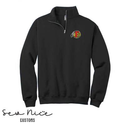 Embroidered FHS Water Polo- Unisex Adult 1/4 Zip Sweatshirt