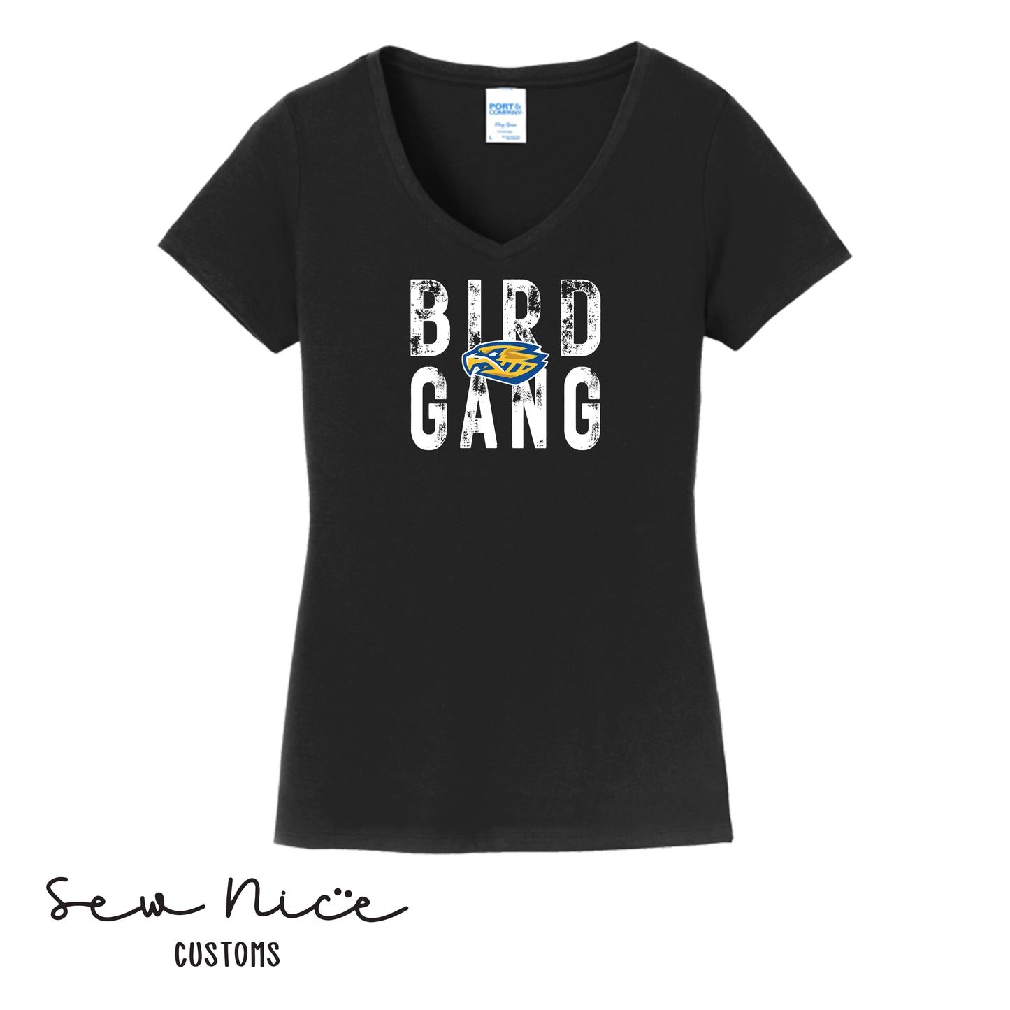 SP Bird Gang Ladies V-Neck Shirt