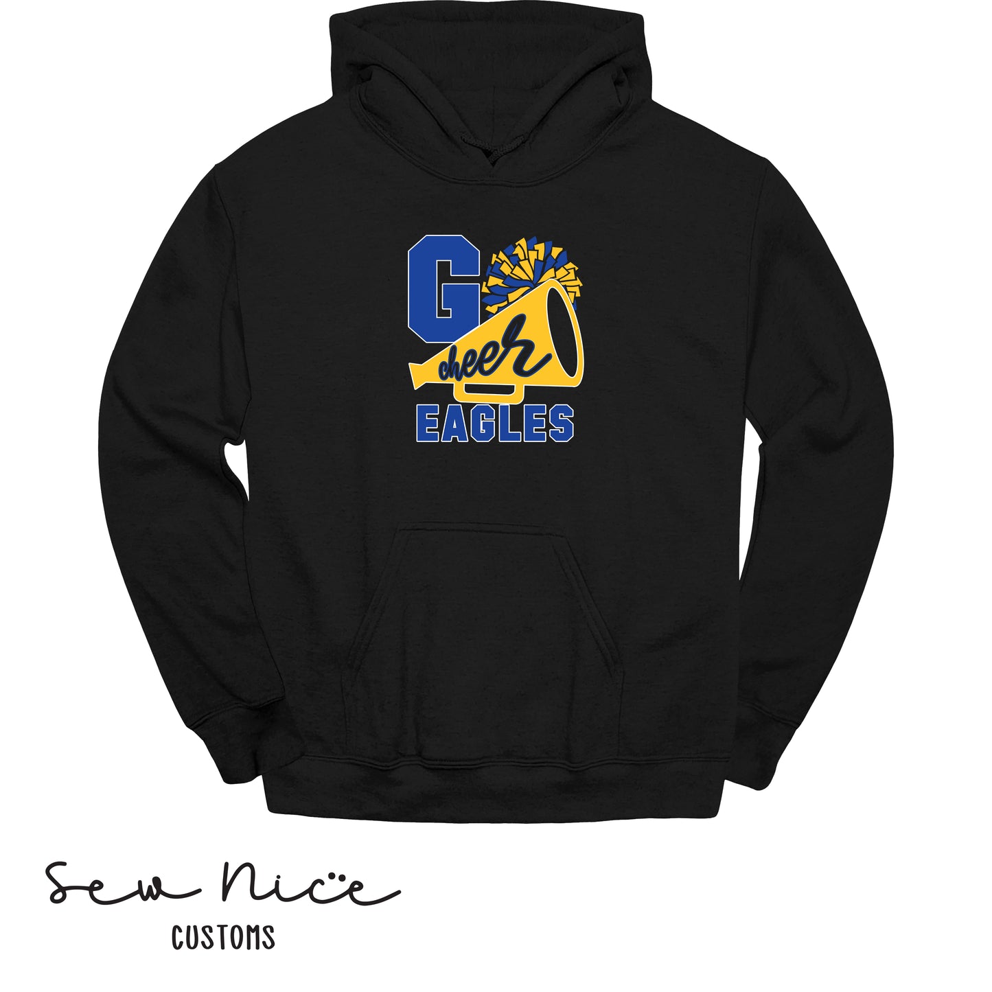 GO CHEER Eagles- Unisex Adult/Youth Hoodie