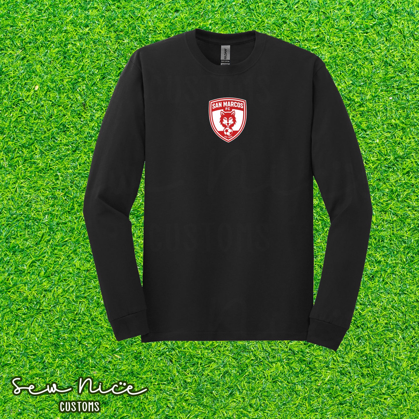 San Marcos FC- Unisex Adult/Youth Long Sleeve Shirt