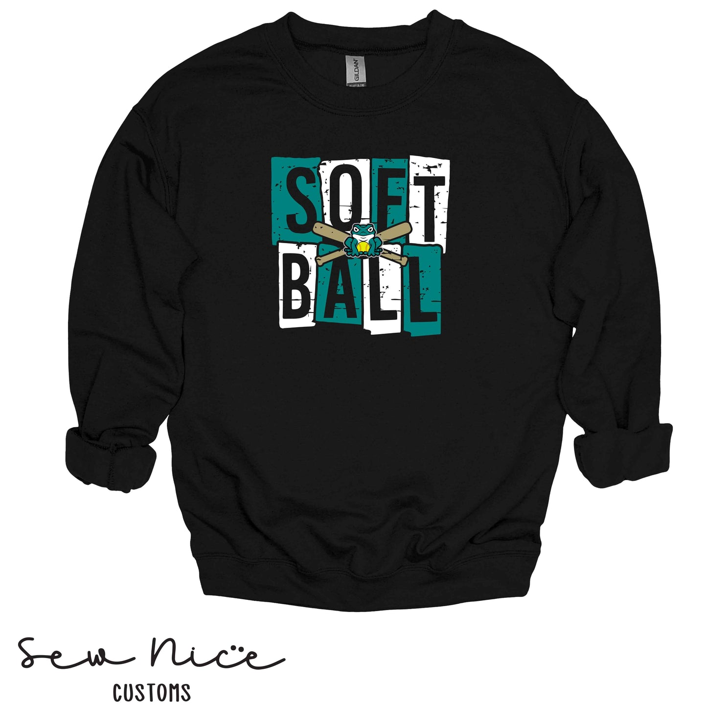 Guajome Block Softball- Unisex Adult/Youth Crewneck