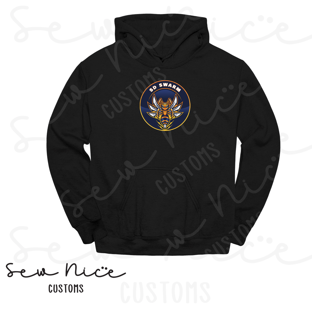 SD SWARM Baseball- Unisex Hoodie