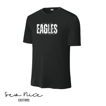 SP Eagles Volleyball-Leave It All On The Court- Adult/Youth Unisex Dri Fit Shirt