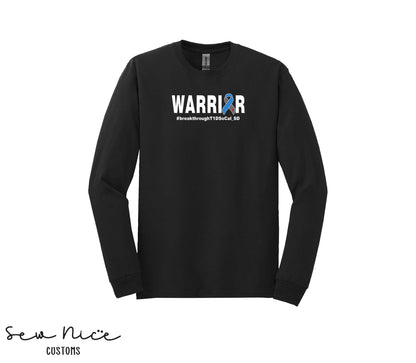WARRIOR T1D- Unisex Adult/Youth Long Sleeve Shirt