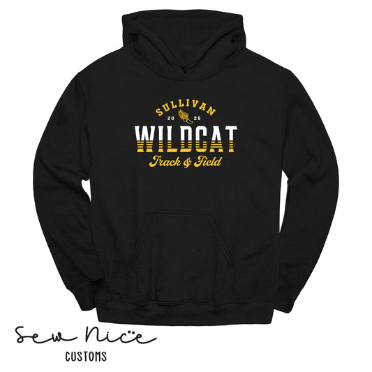 Wildcat Track & Field Lines Hoodie