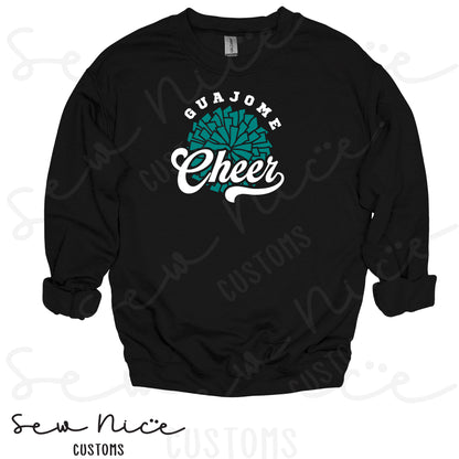 Guajome Pom Pom Single Print- Crewneck Sweatshirt