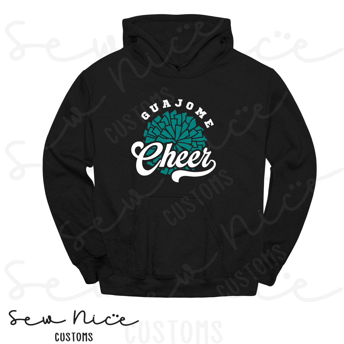 Guajome Pom Pom Single Print- Hoodie