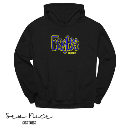 Eagles Embroidered 3D Puff - Adult/Youth Hoodie