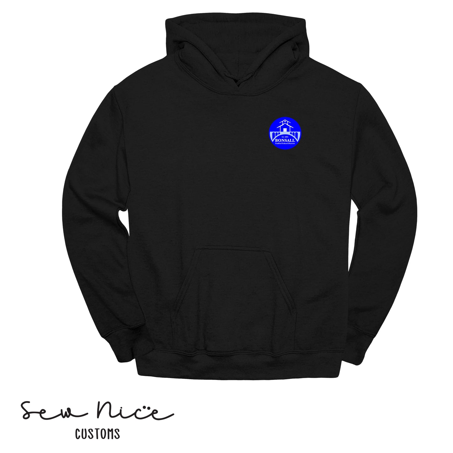 Embroidered Bonsall District Logo- Unisex Hoodie