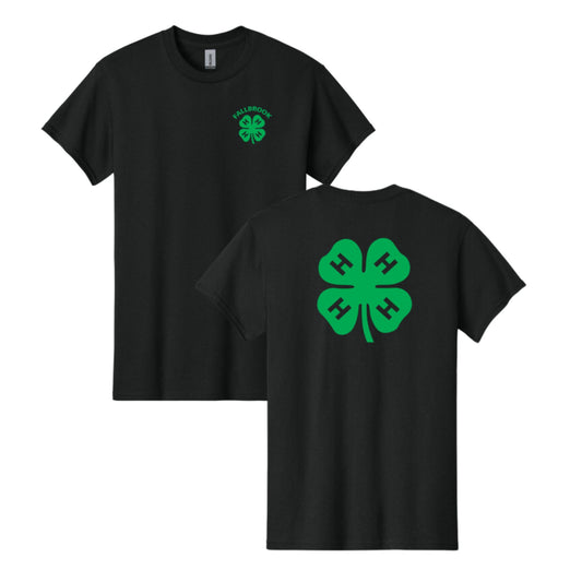 Clover 4H - ADULT Unisex Shirt - Left Chest/Back Design