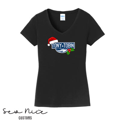Tony Tobin Holiday- Ladies V-Neck Shirt