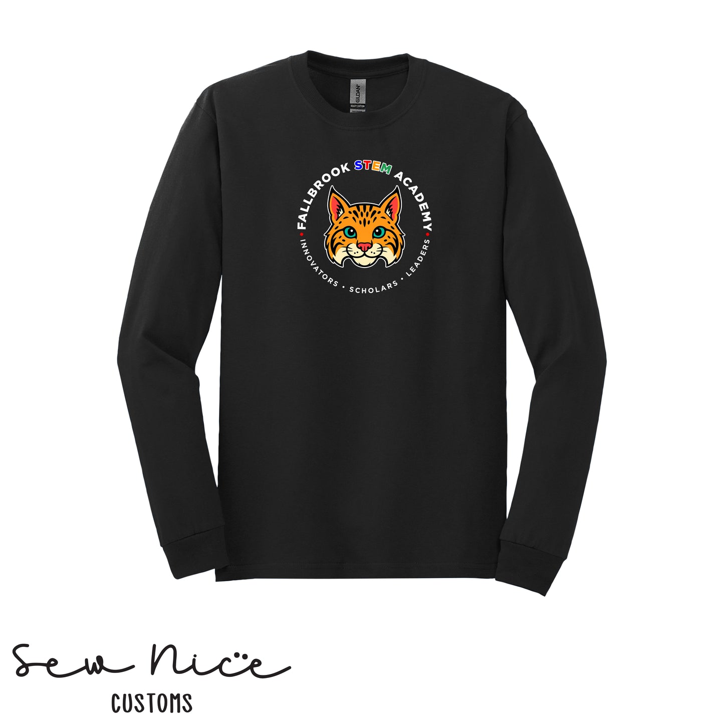 STEM-Mascot-Unisex Adult/Youth Long Sleeve Shirt