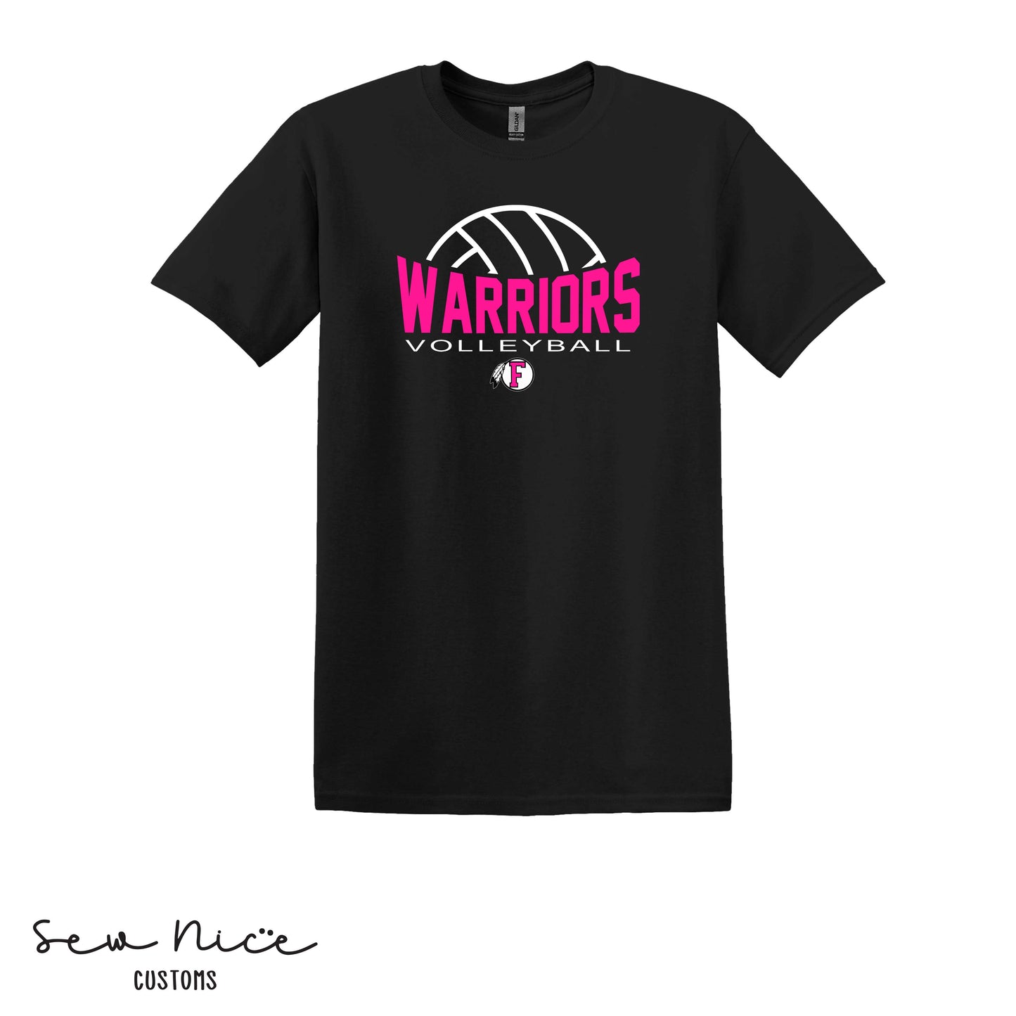 PINK Warriors- FHS Volleyball- Unisex Adult/Youth T-Shirt