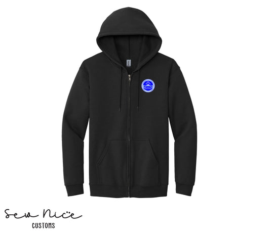 Bonsall District Logo Unisex Adult Full Zip Hoodie