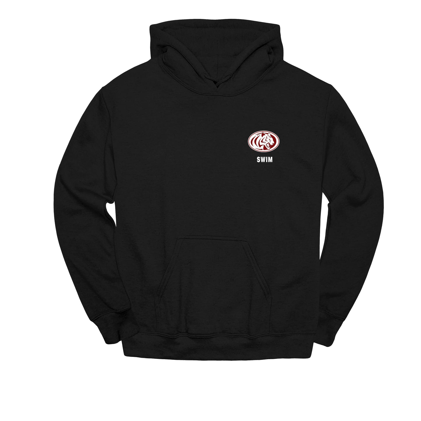 Embroidered-ECHS White Tiger Swim Crewneck, Hoodie, Full Zip Hoodie