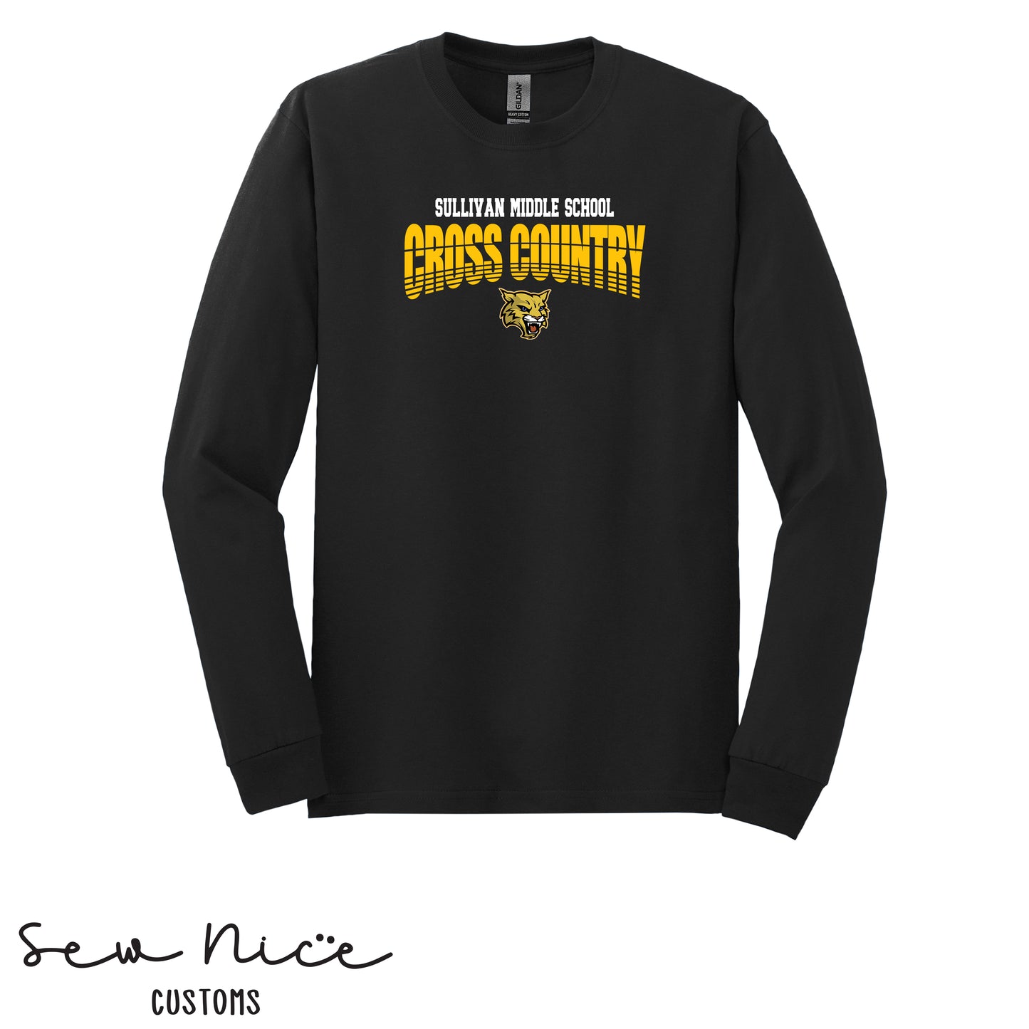 Sullivan Cross Country Mascot- Unisex Adult/Youth Long Sleeve Shirt