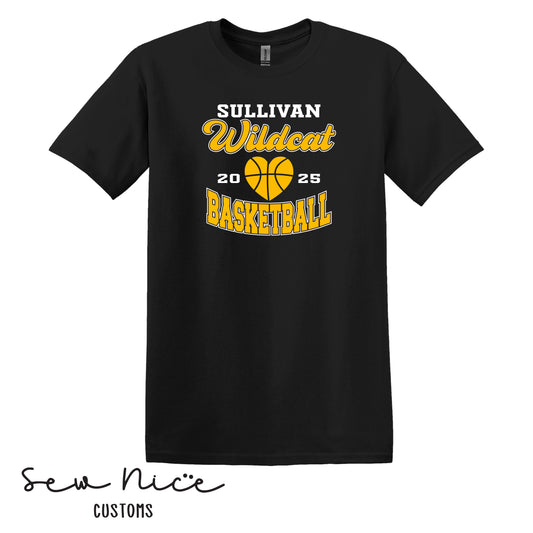 YOUTH Wildcat Heart Basketball Shirt