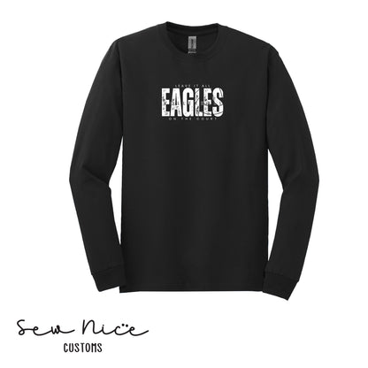 SP Eagles Volleyball- Leave It All On The Court- Adult/Youth Unisex Long Sleeve Shirt