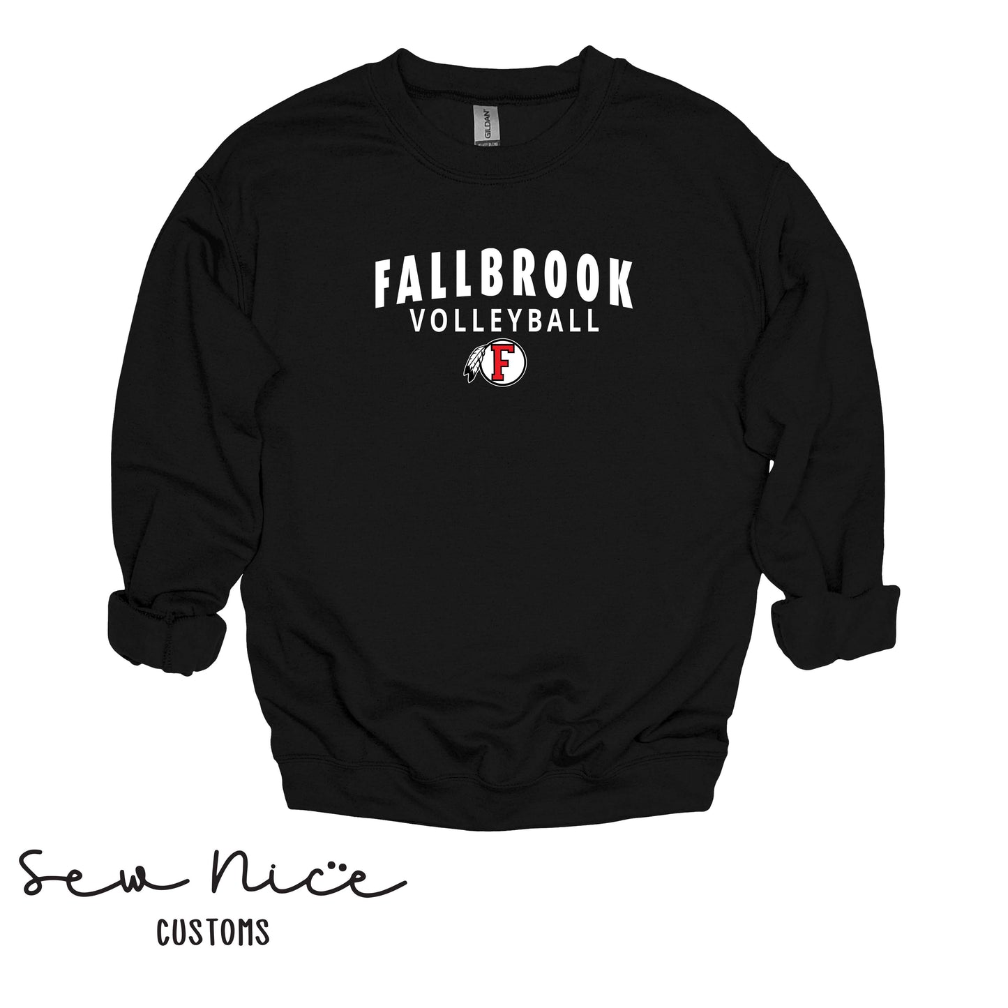 Fallbrook Arch Volleyball - Unisex Crewneck Sweatshirt