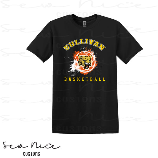 Splatter Sullivan Basketball- Unisex Adult/Youth T-Shirt