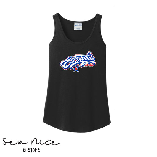 Escondido Script Logo- Ladies Tank Top