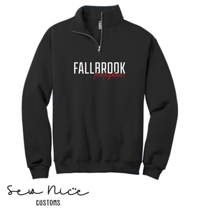 Fallbrook Firefighters- 1/4 Zip Sweatshirt