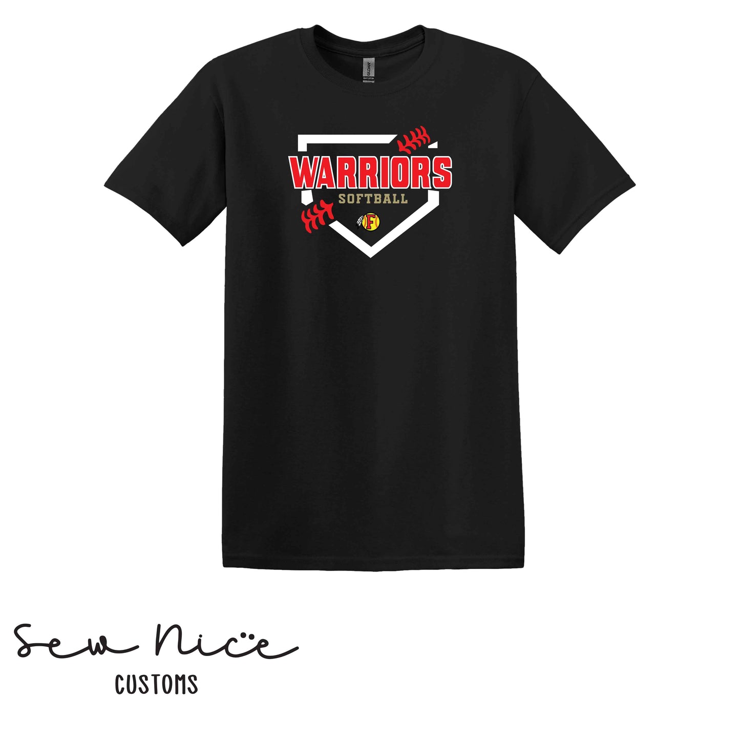 FHS Softball Plate- Unisex Adult/Youth T-Shirt