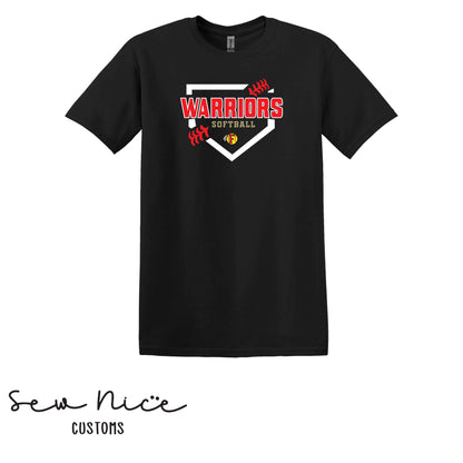 FHS Softball Plate- Unisex Adult/Youth T-Shirt