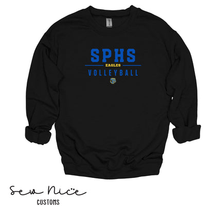SPHS Eagles Volleyball Adult/Youth Unisex Crewneck Sweatshirt