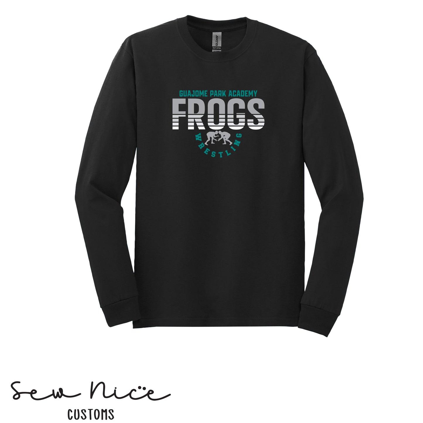 Guajome Stripe Wrestling Design- Unisex Adult/Youth Long Sleeve Shirt