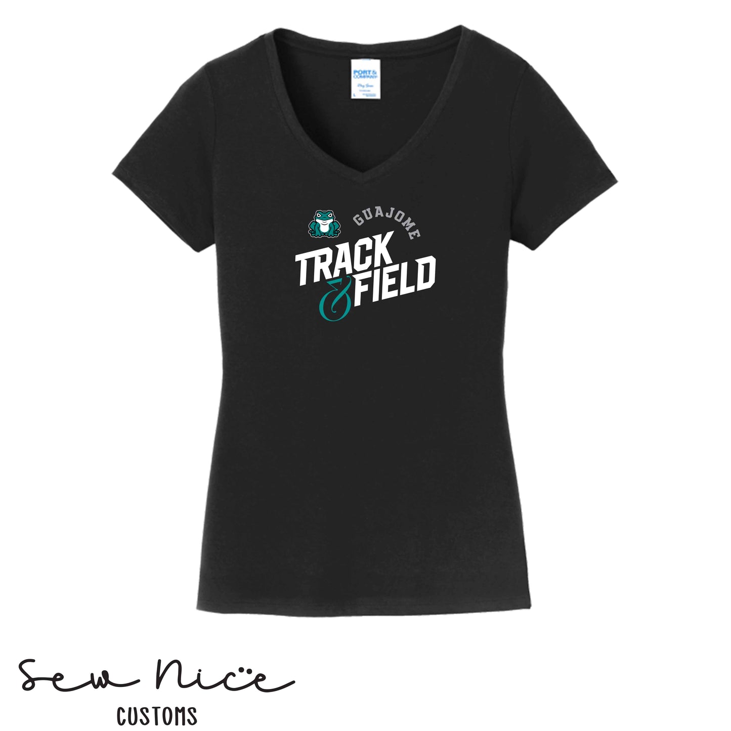Guajome TRACK & FIELD- Ladies V-Neck Shirt