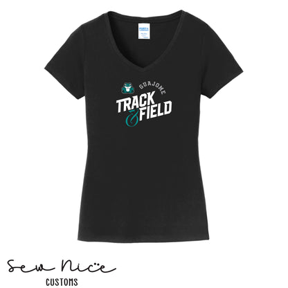 Guajome TRACK & FIELD- Ladies V-Neck Shirt