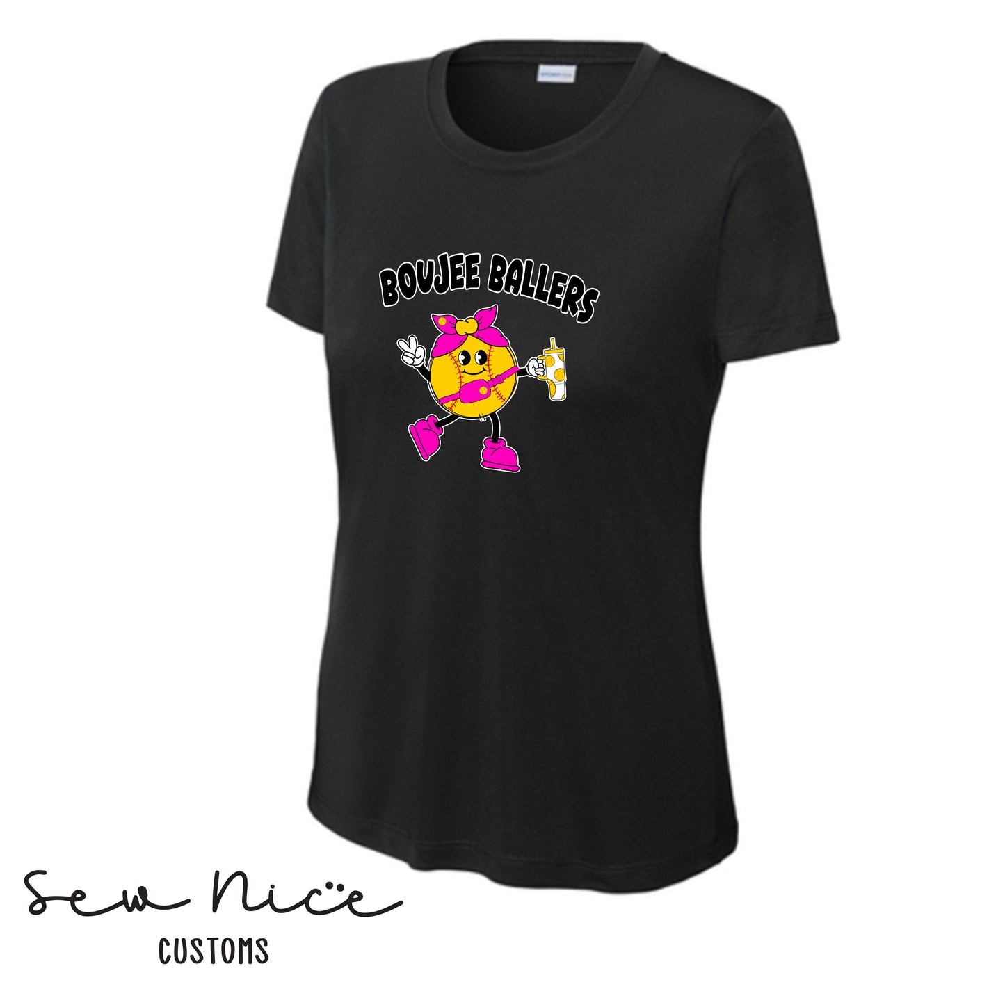 Boujee Ballers- Ladies Dri Fit Shirt