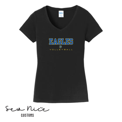 SP Eagles Volleyball Ladies V-Neck Shirt