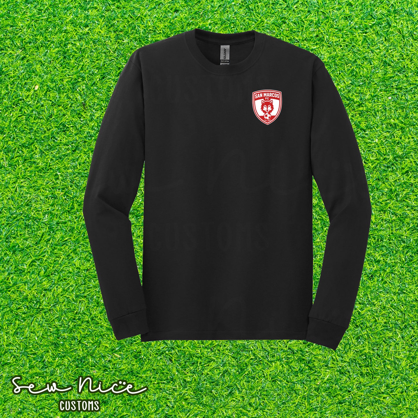 San Marcos FC- Unisex Adult/Youth Long Sleeve Shirt