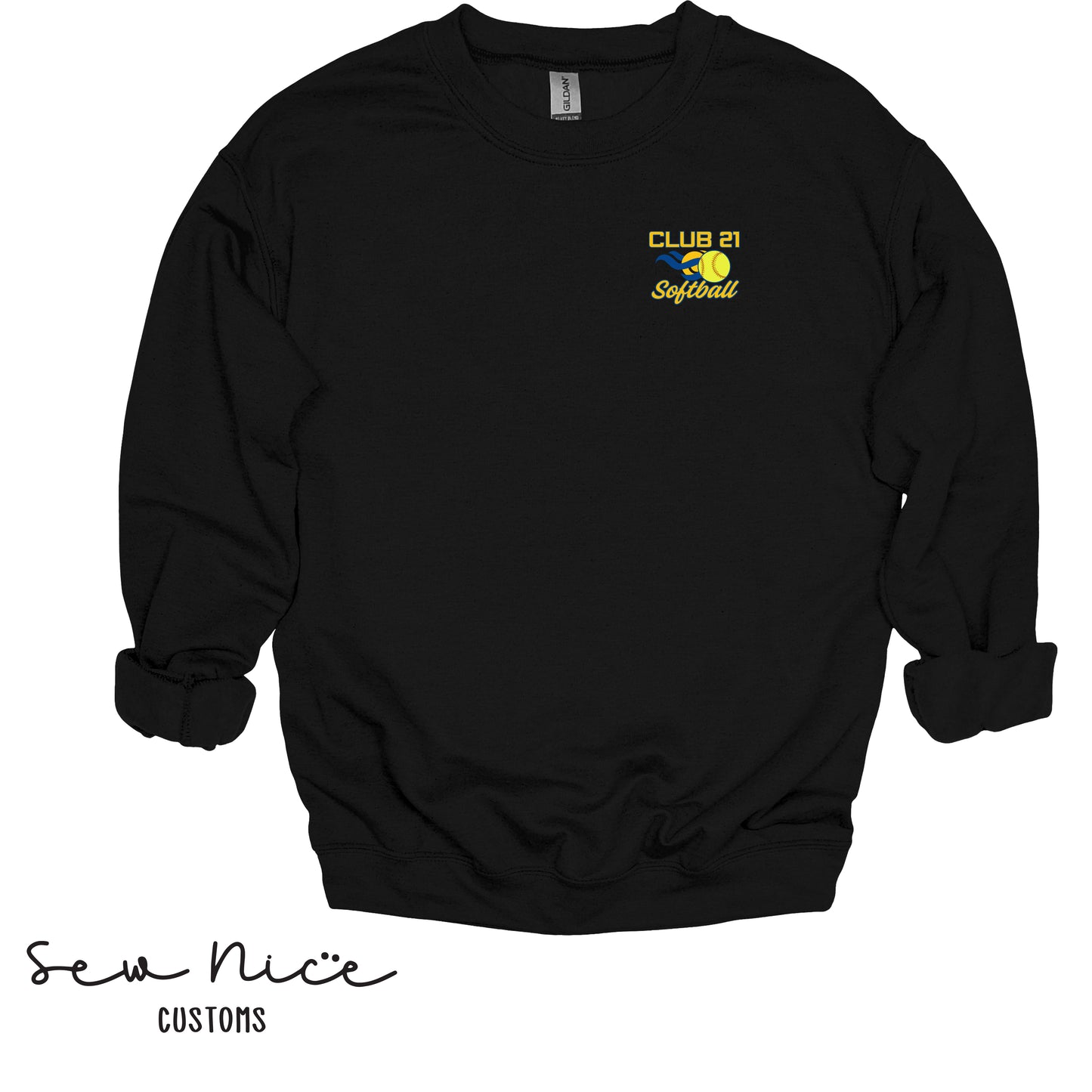 Club 21 Softball- Unisex Adult/Youth Crewneck Sweatshirt