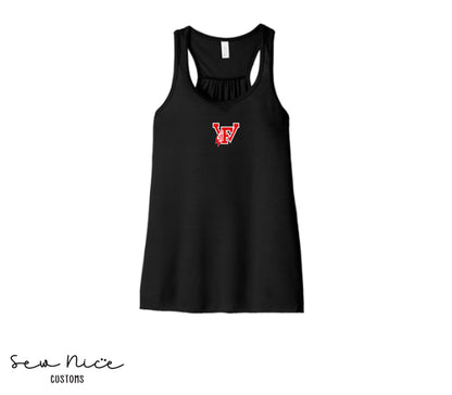FW 12u Logo- Ladies Flowy Bella Canvas Tank Top