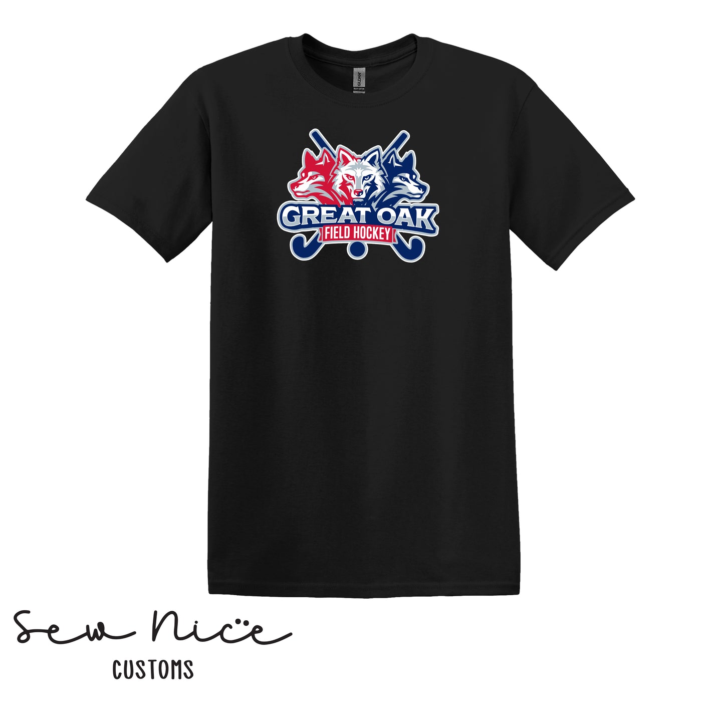 GO Wolf Pack Field Hockey Unisex Adult/Youth T-Shirt