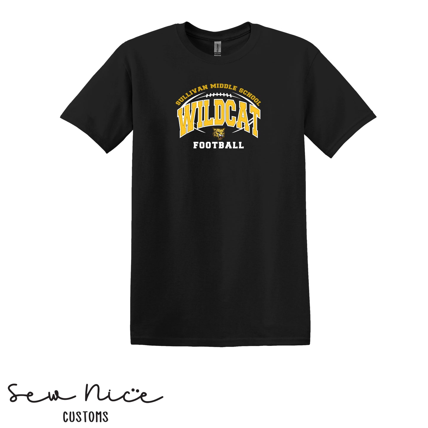 Sullivan Wildcat Football- Unisex Adult/Youth T-Shirt