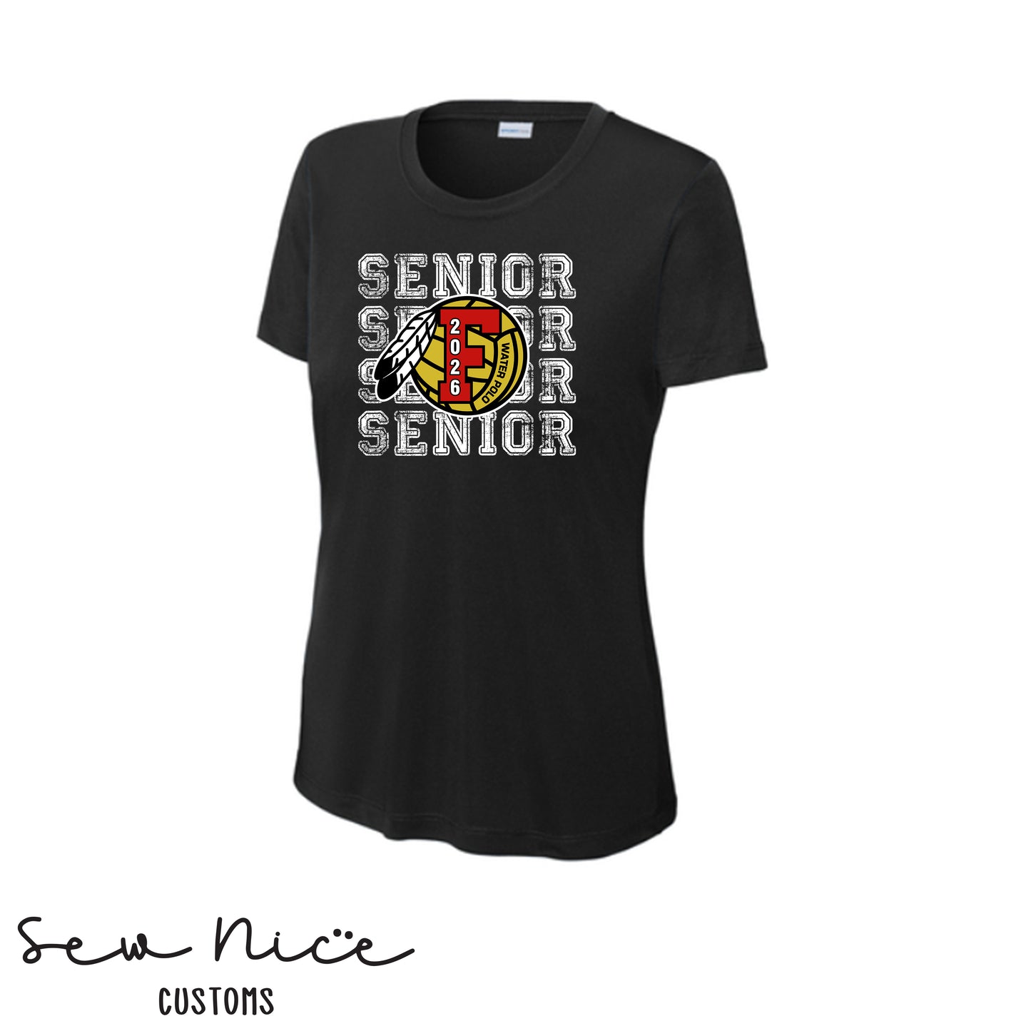 FHS Water Polo Stacked Senior 2026- Ladies Dri Fit Shirt