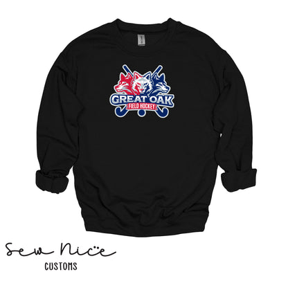GO Wolfpack Field Hockey Unisex Adult/Youth Crewneck Sweatshirt