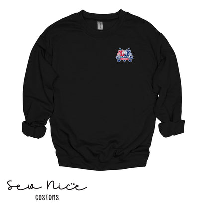 GO Wolfpack Field Hockey Unisex Adult/Youth Crewneck Sweatshirt