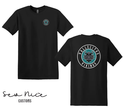 Vallecitos Logo- Front/Back Print- Unisex Adult/Youth T-Shirt