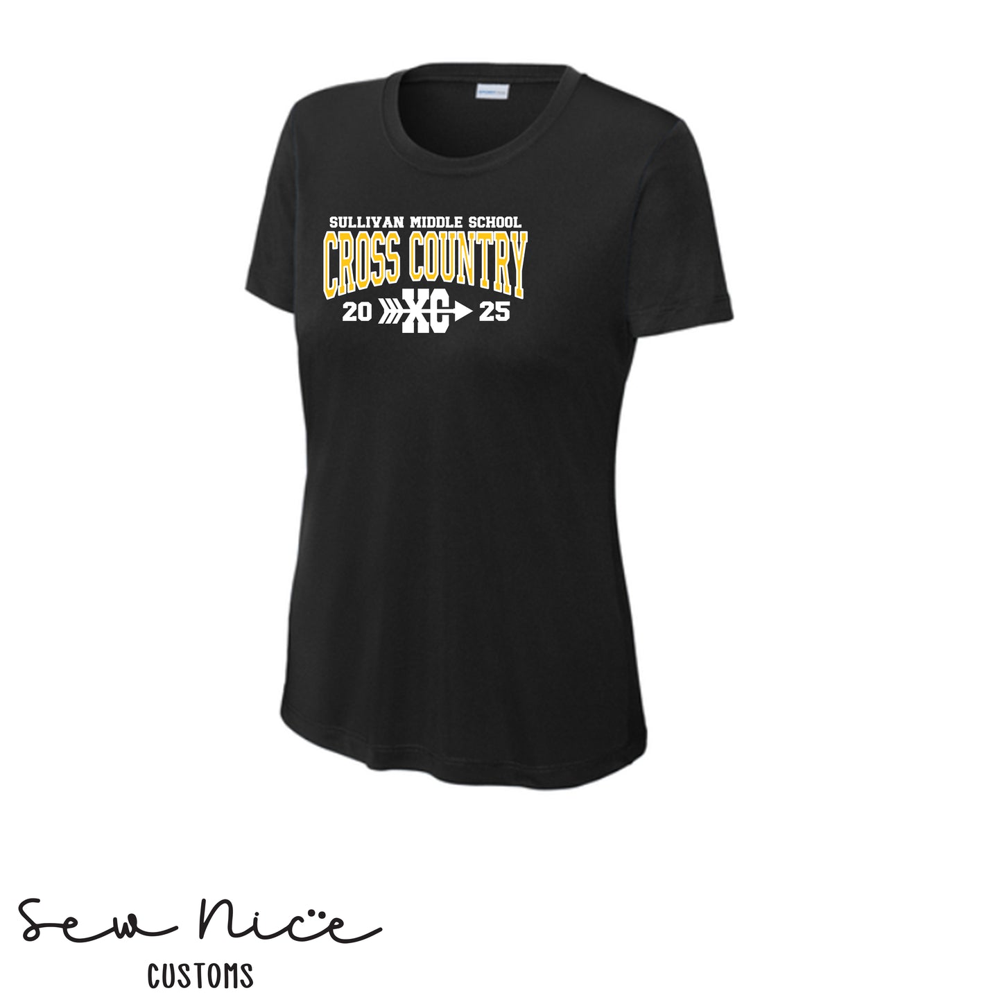Sullivan Middle School Cross Country XC- Ladies Dri Fit Shirt
