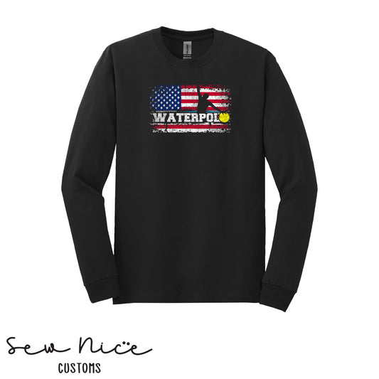 FHS American Flag Water Polo- Unisex Adult/Youth Hoodie