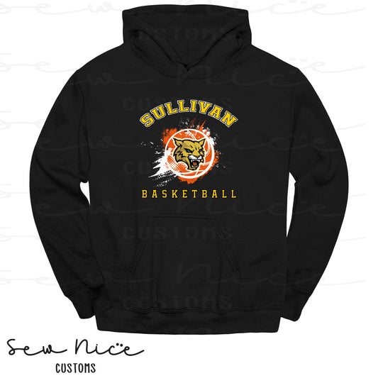 Splatter Sullivan Basketball-Unisex Adult/Youth Hoodie
